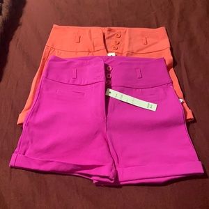 Two Pack spandex shorts